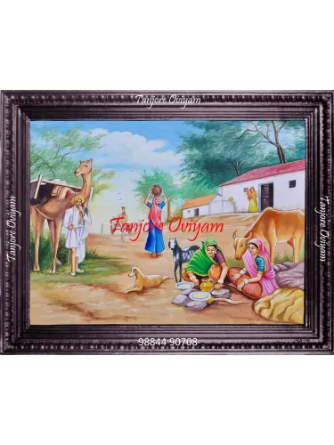 Traditional North Indian Tanjore Painting